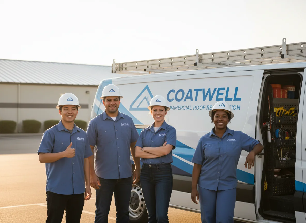 Commercial roof coating company in Marquette, KS